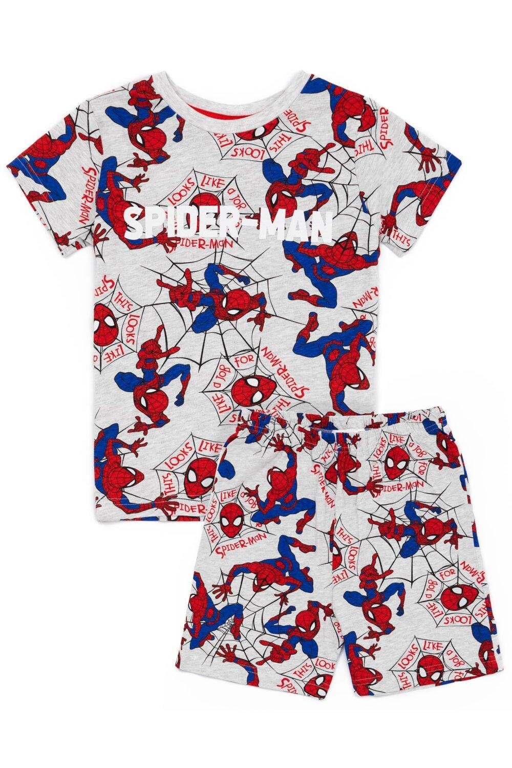 

Пижамный комплект с короткими рукавами Spider-Man, серый
