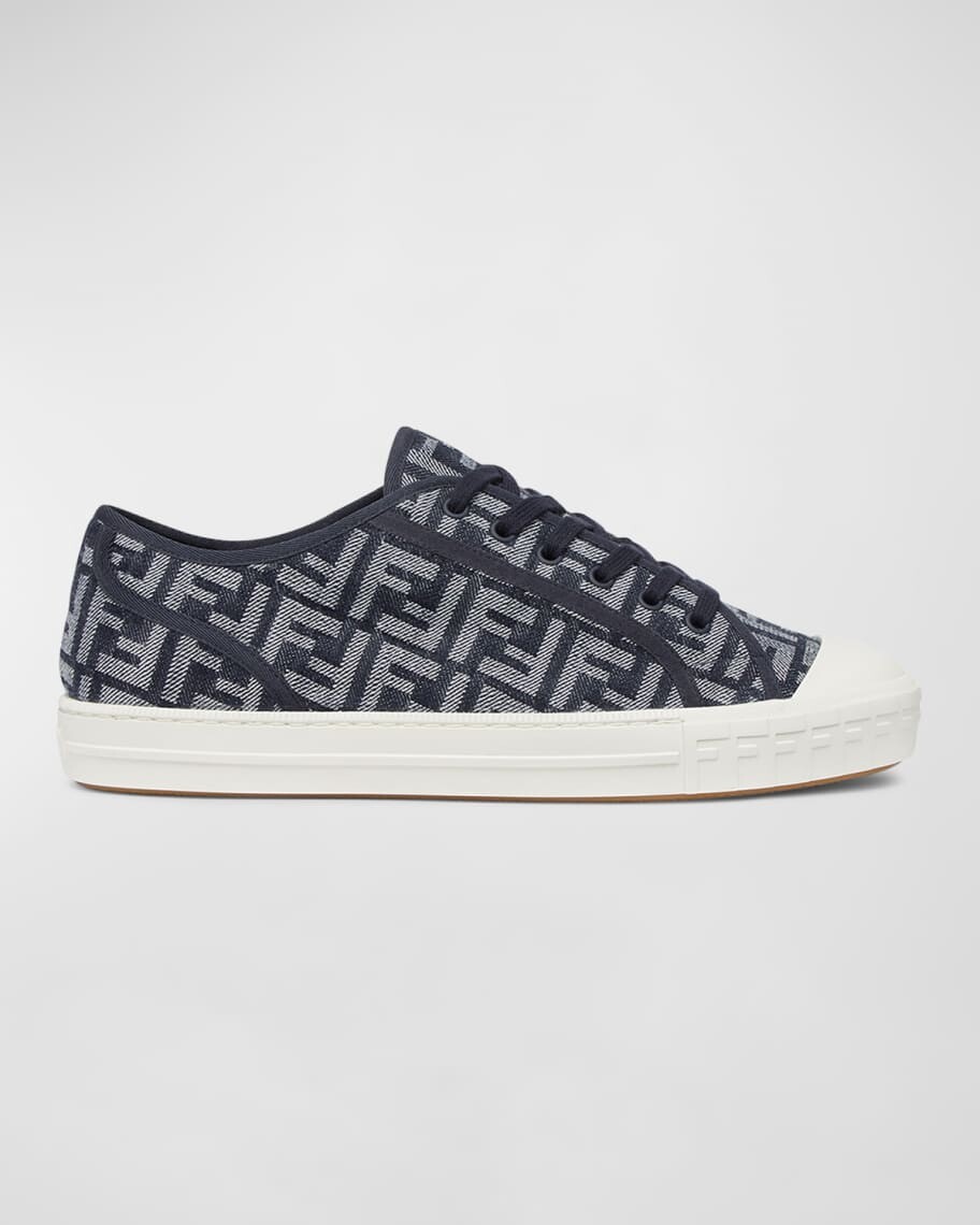 

Мужские низкие кроссовки Domino FF-Denim Fendi