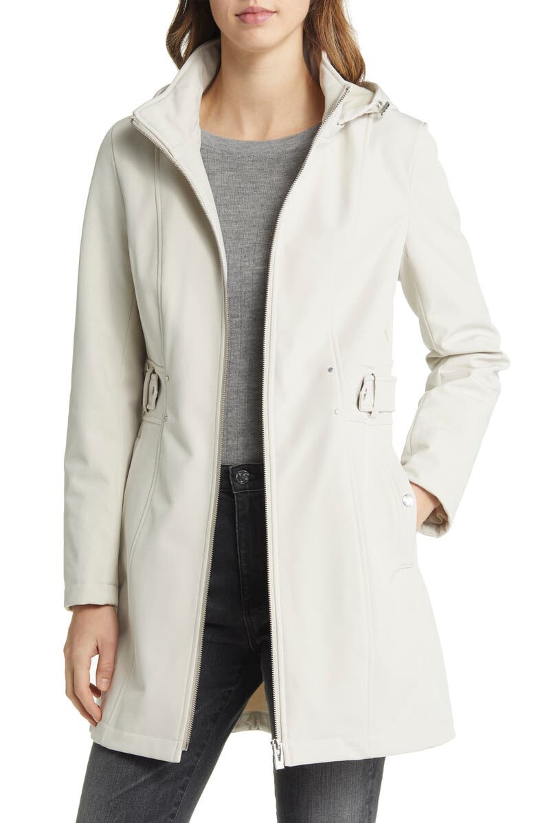 

Водоотталкивающий плащ с поясом Cinch Waist Soft Shell VIA SPIGA