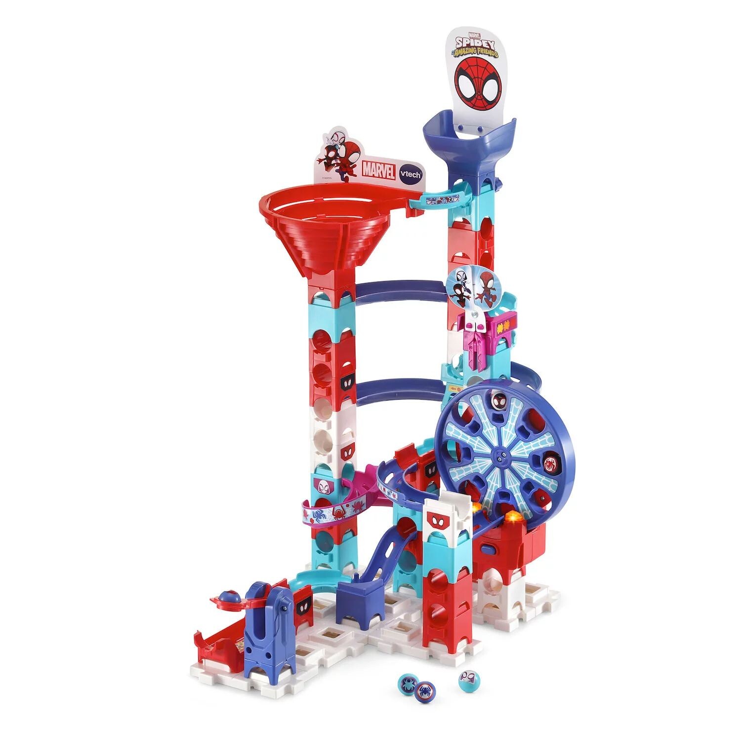 

Набор игрушек VTech Marvel Spidey & His Amazing Friends STEM Marble Rush, 71 предмет VTech