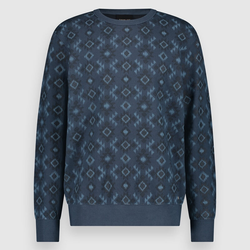 

Толстовка Twinlife Crew Allover Print, синий
