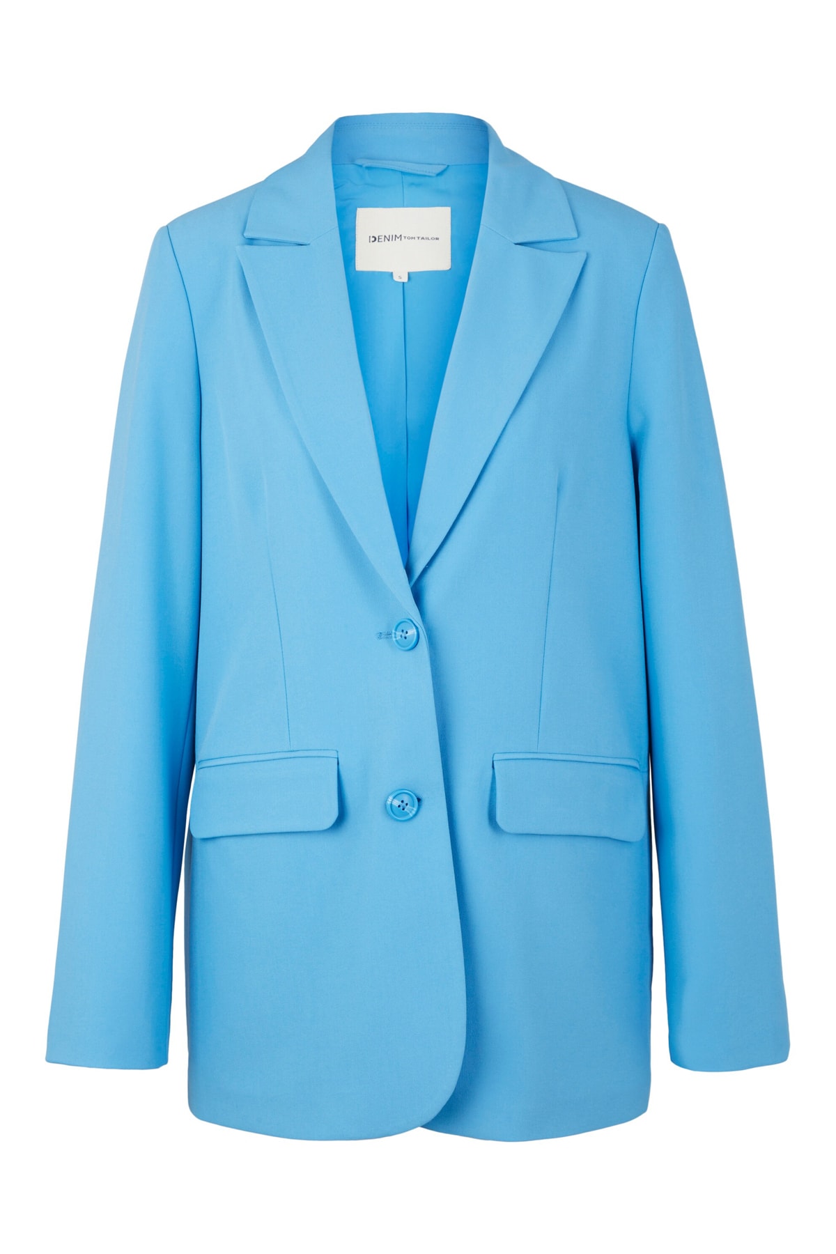 Куртка - Синий - Oversize Tom Tailor Denim лонгслив tom tailor размер 104 110 синий