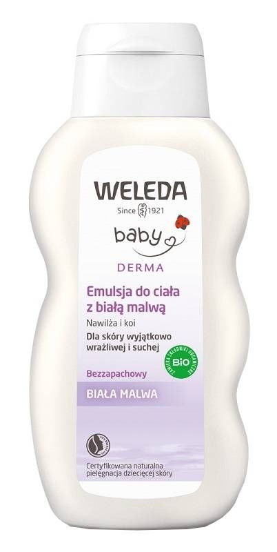 цена Weleda Baby Derma эмульсия для тела, 200 ml