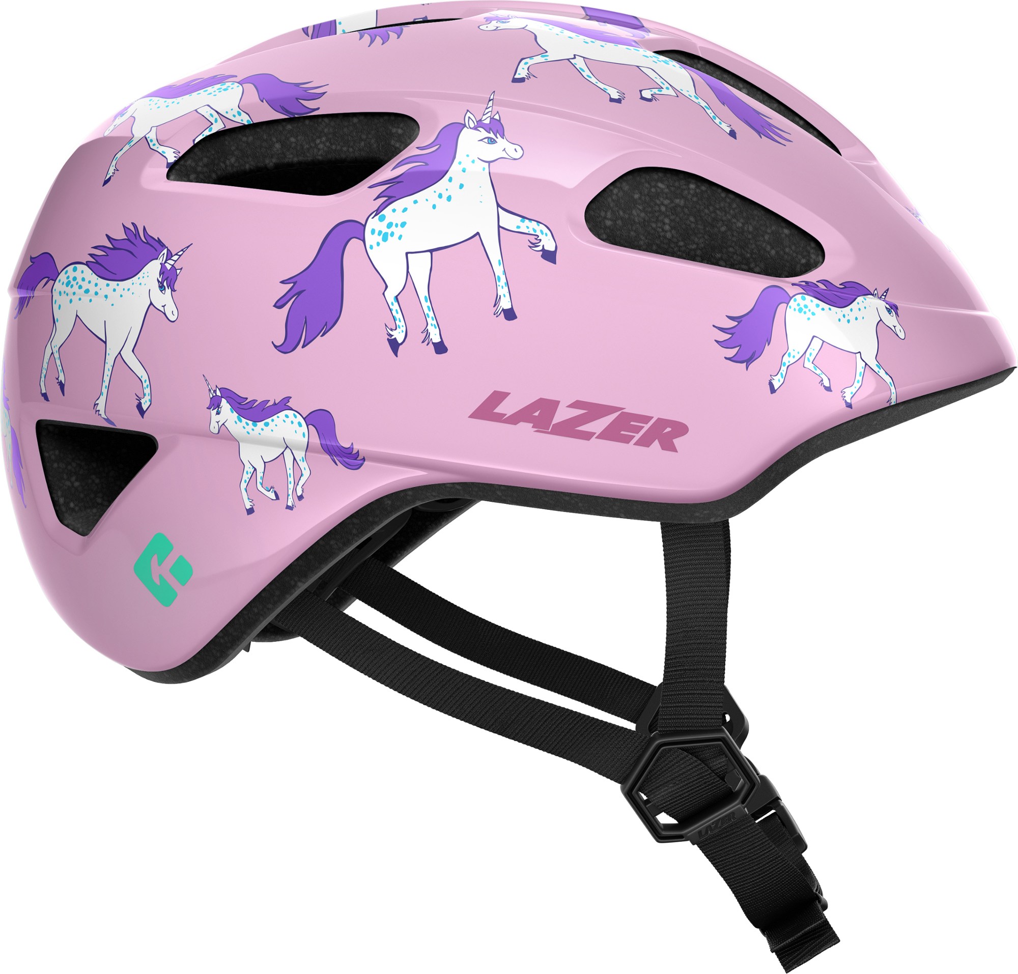 велосипедный шлем lazer genesis матовый титан Велосипедный шлем Nutz KinetiCore — детский Lazer, розовый