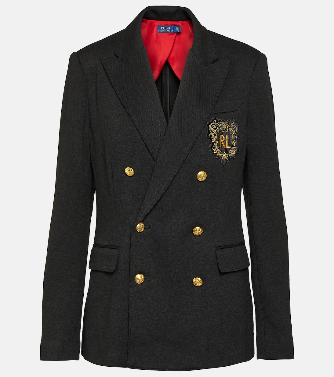 Двубортный пиджак Polo Ralph Lauren, черный 55086