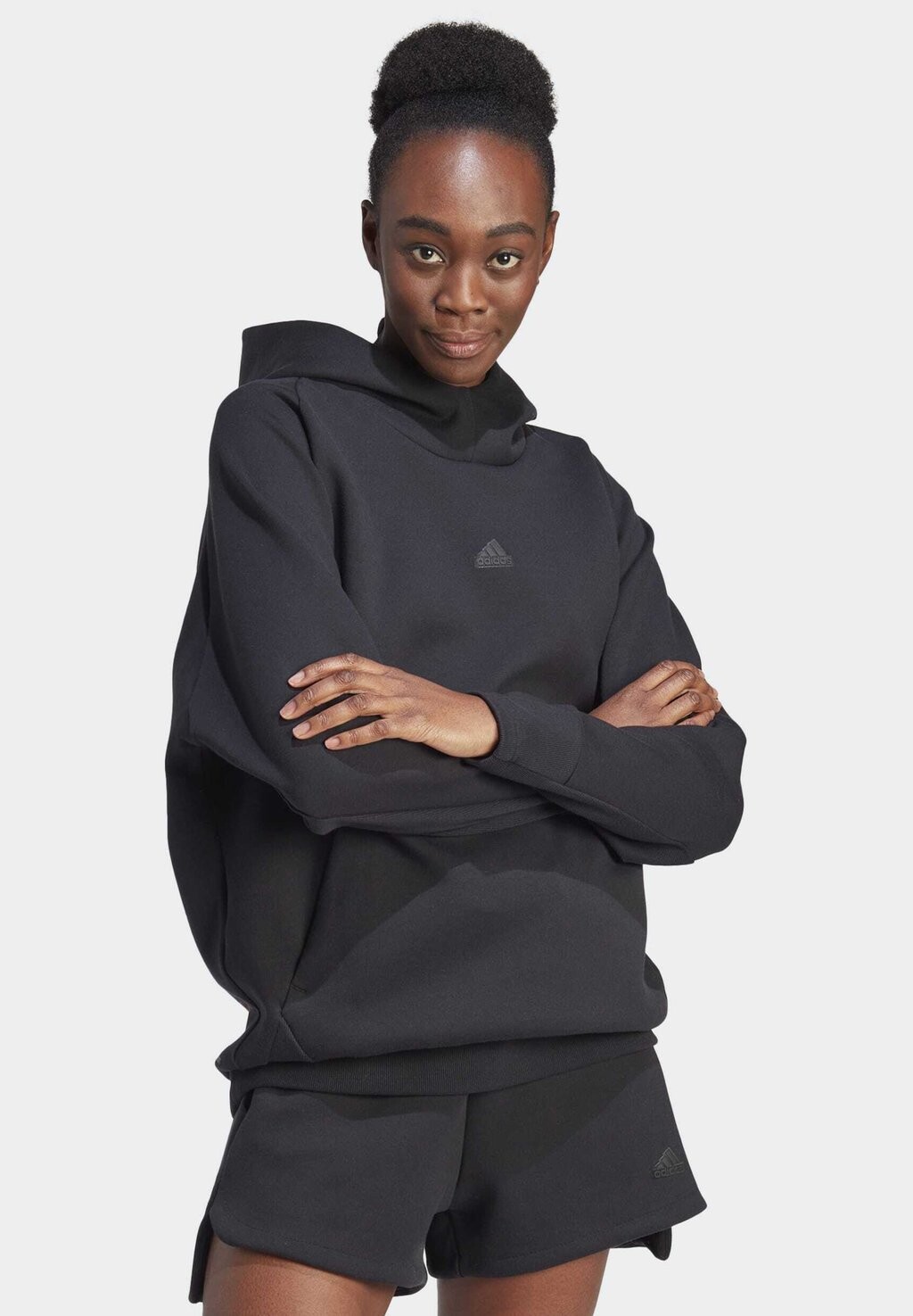 

Толстовка с капюшоном Adidas, черный