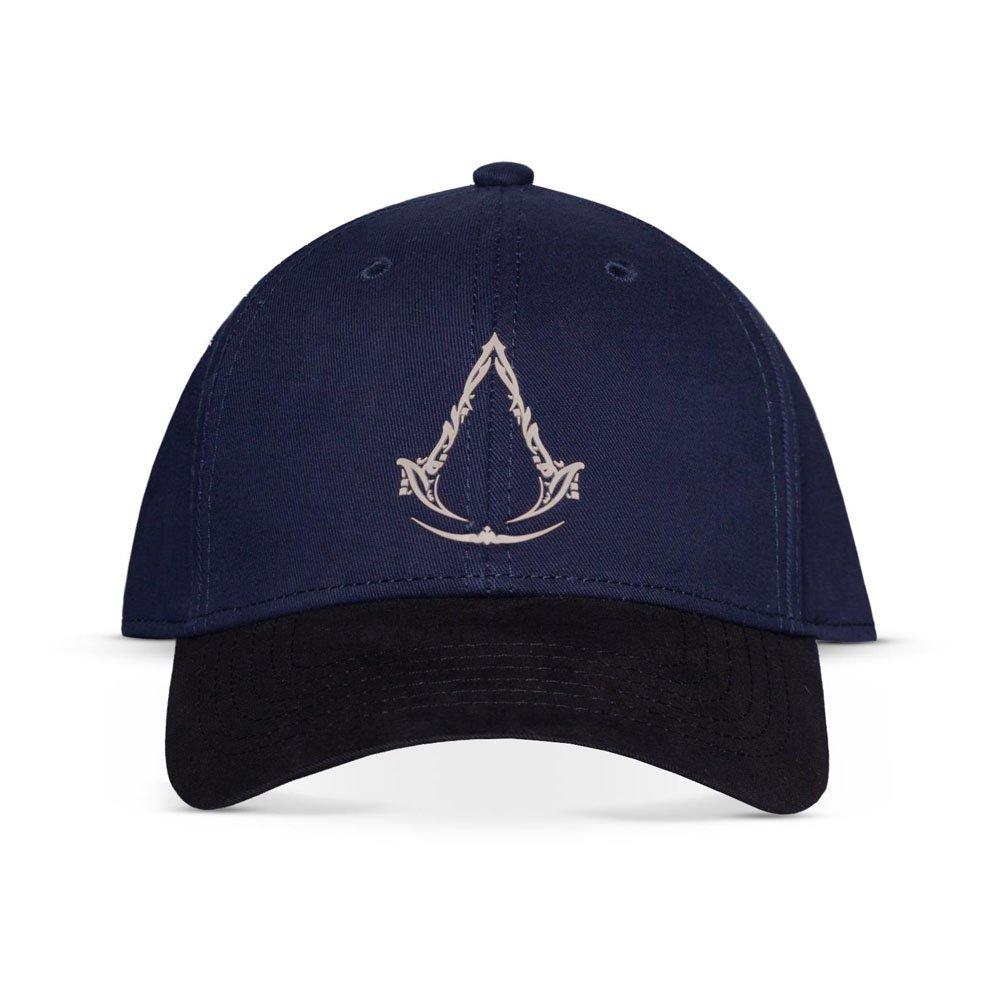 Регулируемая кепка с логотипом Mirage Crest, синий/черный (BA076378ASC) Assassin's Creed, мультиколор кепка difuzed hyrule crest logo seamless размер onesize мультиколор черный