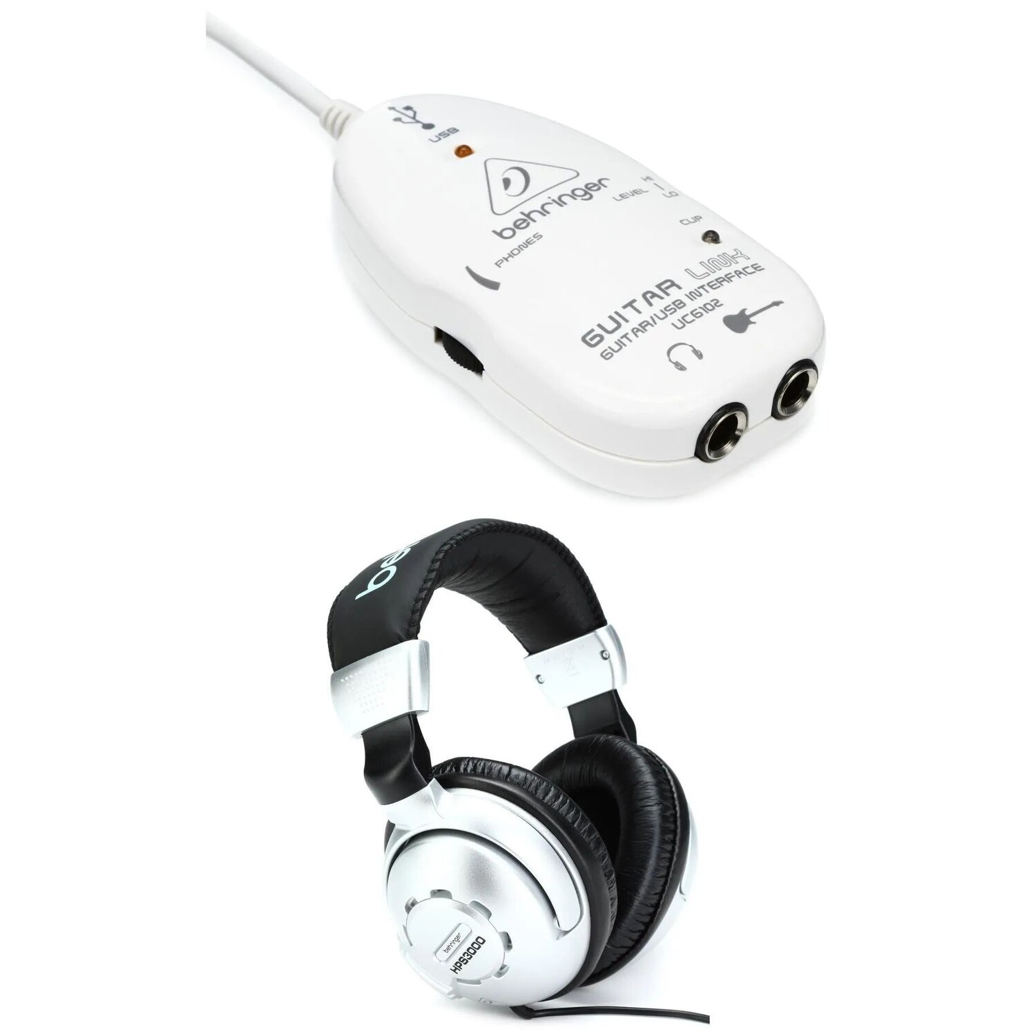 

Новый USB-аудиоинтерфейс и наушники Behringer Guitar Link UCG102