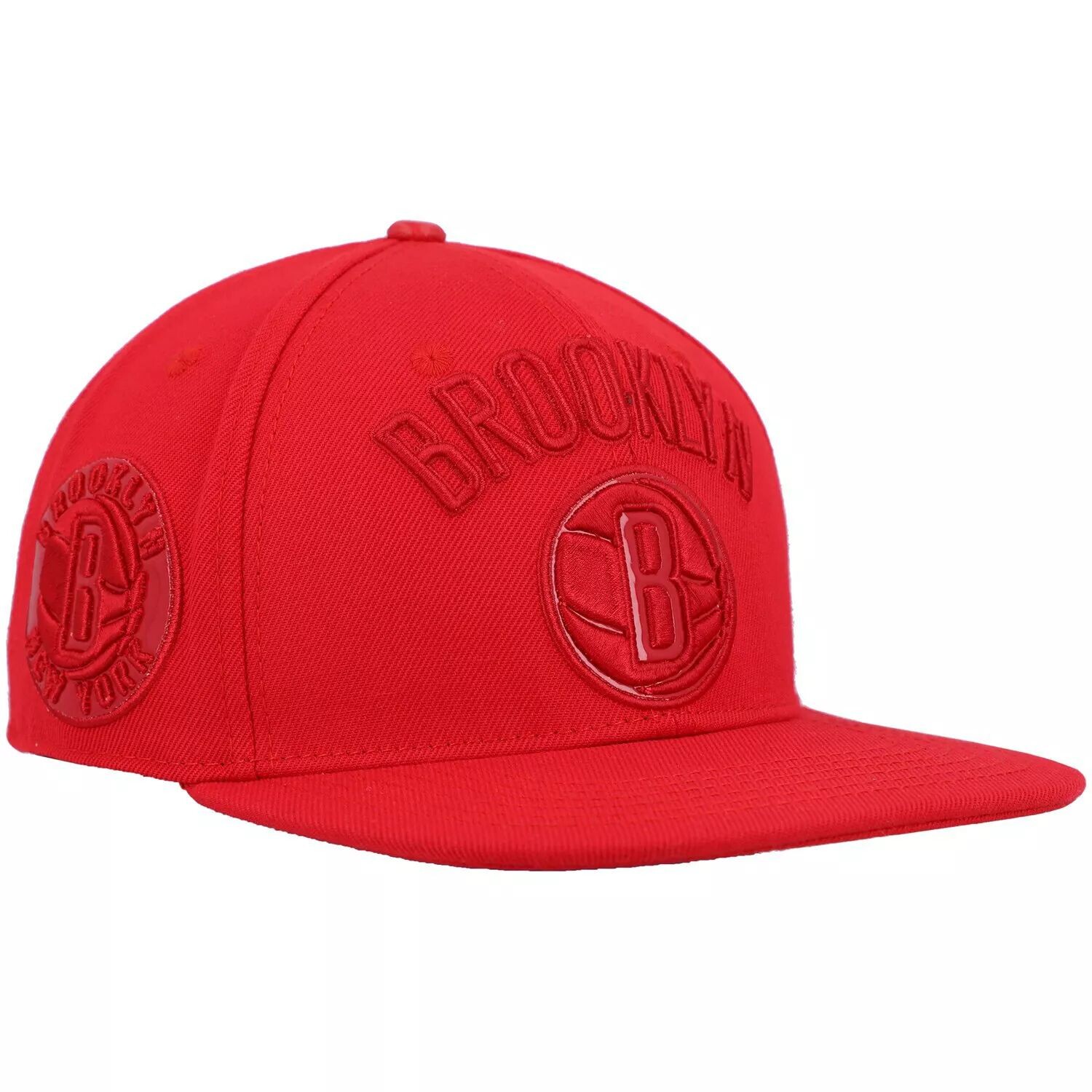 

Мужская шерстяная кепка Pro Standard красная Brooklyn Nets Snapback