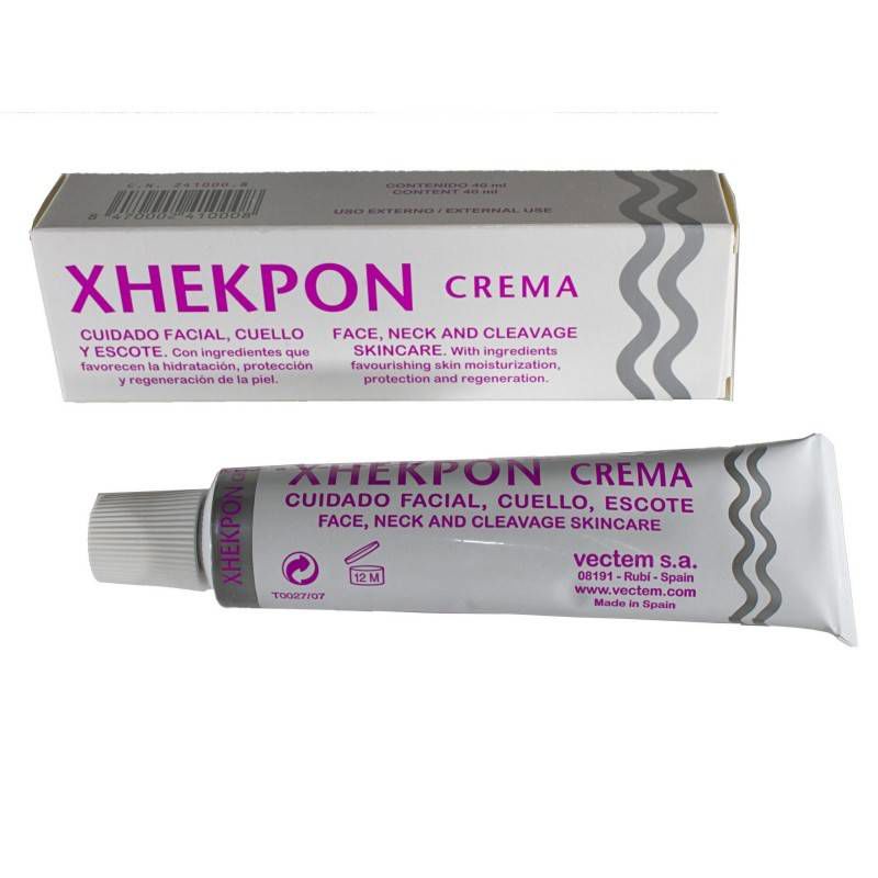 Увлажняющий крем для ухода за лицом Crema cuidado facial cuello y escote Xhekpon, 40 мл цена и фото