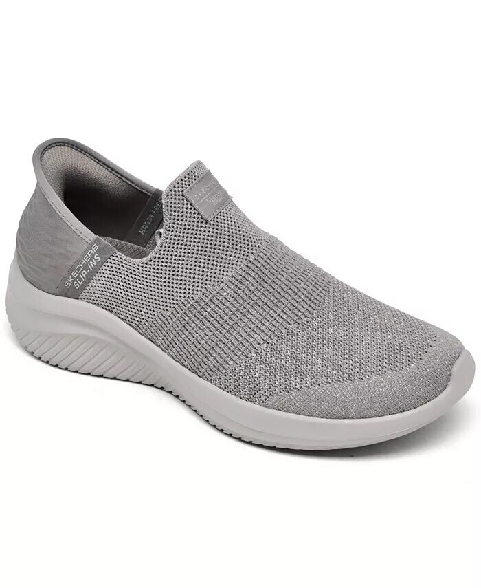 

Женские слипоны Martha Stewart x: повседневные слипоны Ultra Flex 3 от Finish Line Skechers, серый