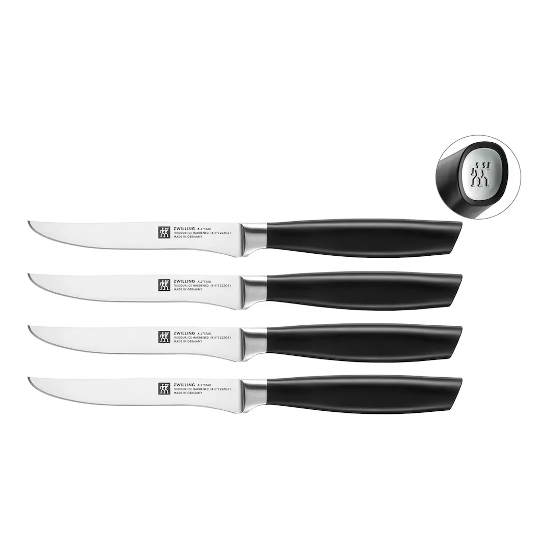 

Набор из 4 ножей для стейка All *Star Zwilling, серебро