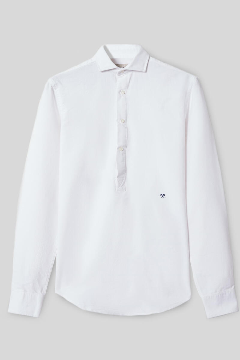 Оксфордская спортивная рубашка Silbon, белый