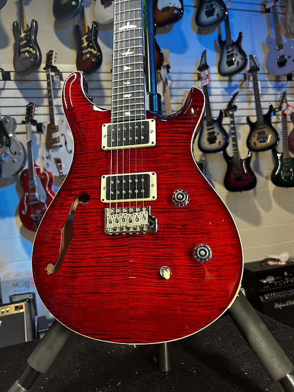 

Электрогитара PRS CE 24 Semi-Hollow Electric Guitar - Fire Red Burst Auth Deal Free Ship! 448 GET PLEK’D!