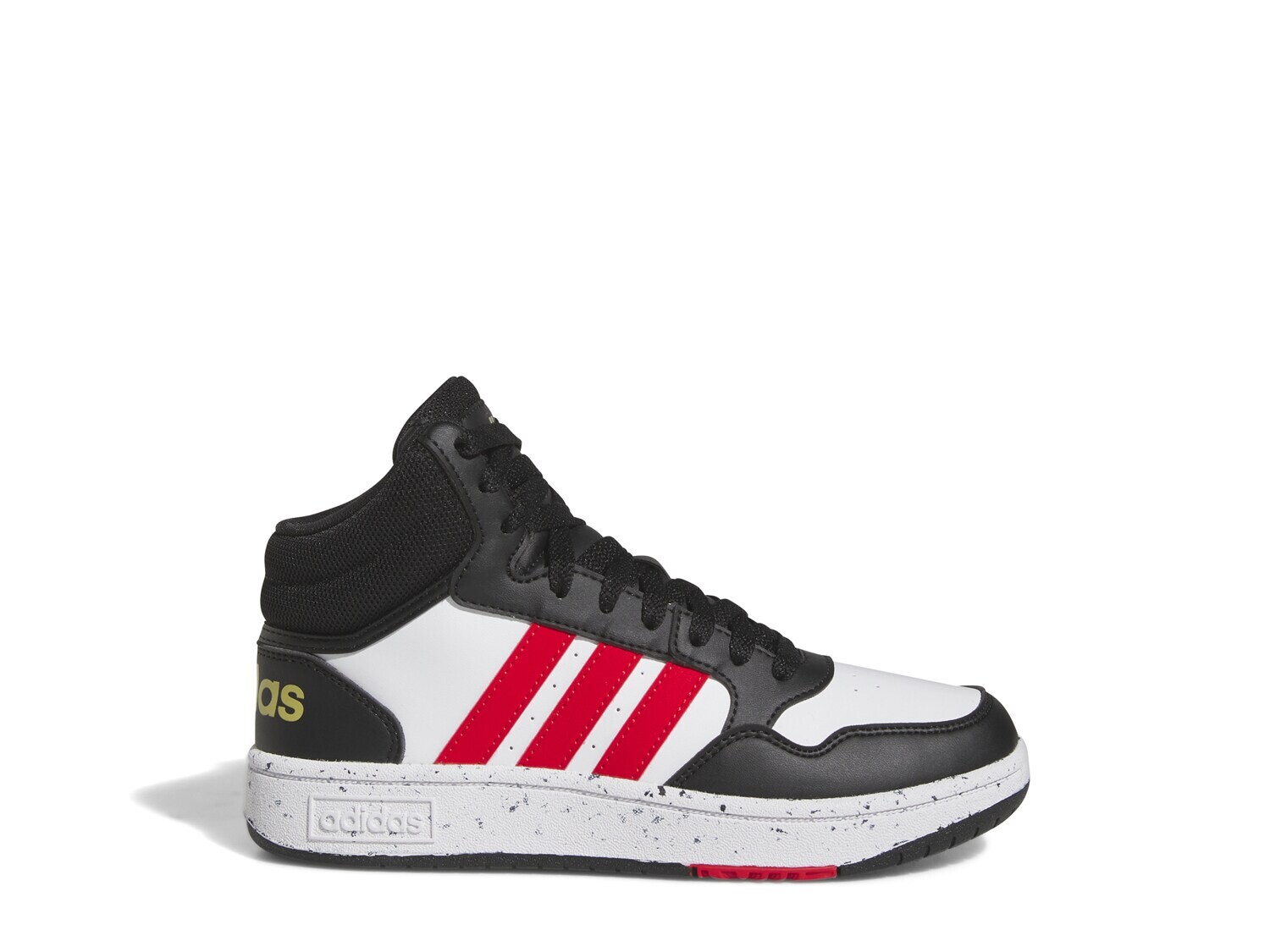 Кроссовки adidas Hoops Mid 3.0 детские, черный/красный кроссовки adidas hoops 3 mid classic hp7956 кремовый