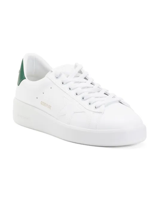 

Мужские кожаные повседневные спортивные кроссовки Made In Italy Golden Goose, белый/зеленый