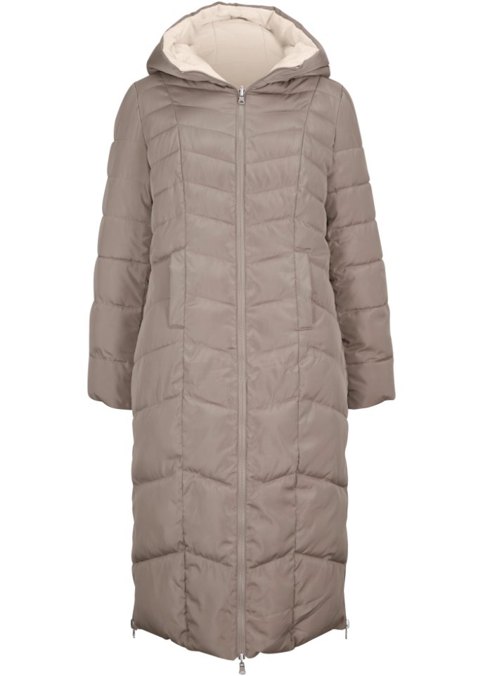 Двустороннее стеганое пальто Bpc Selection Premium, коричневый стеганое пальто burberry kids коричневый