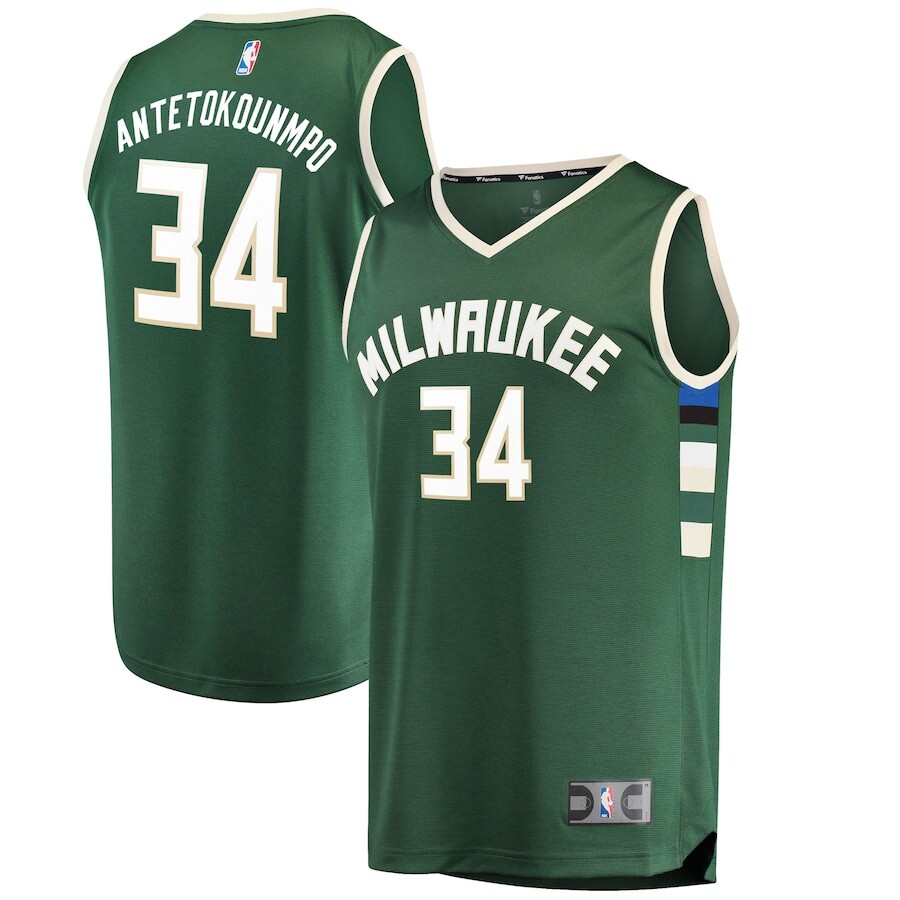 

Джерси Fanatics Branded Milwaukee Bucks