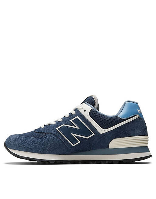 

Синие кроссовки New Balance 574
