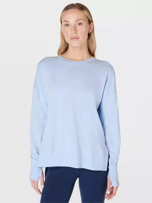 

Толстовка Sweaty Betty After Class Longline, цвет breeze/blue