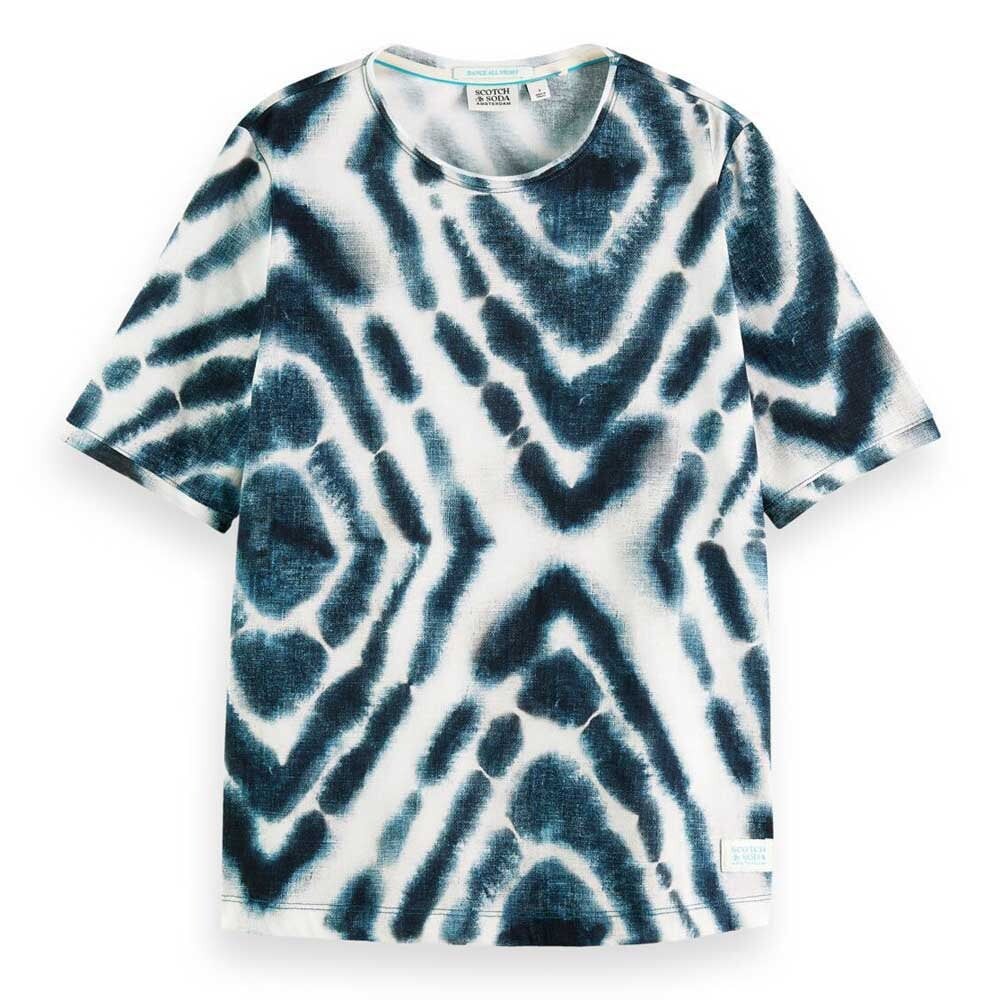 

Футболка Scotch & Soda Batik Print Relaxed Fit, разноцветный
