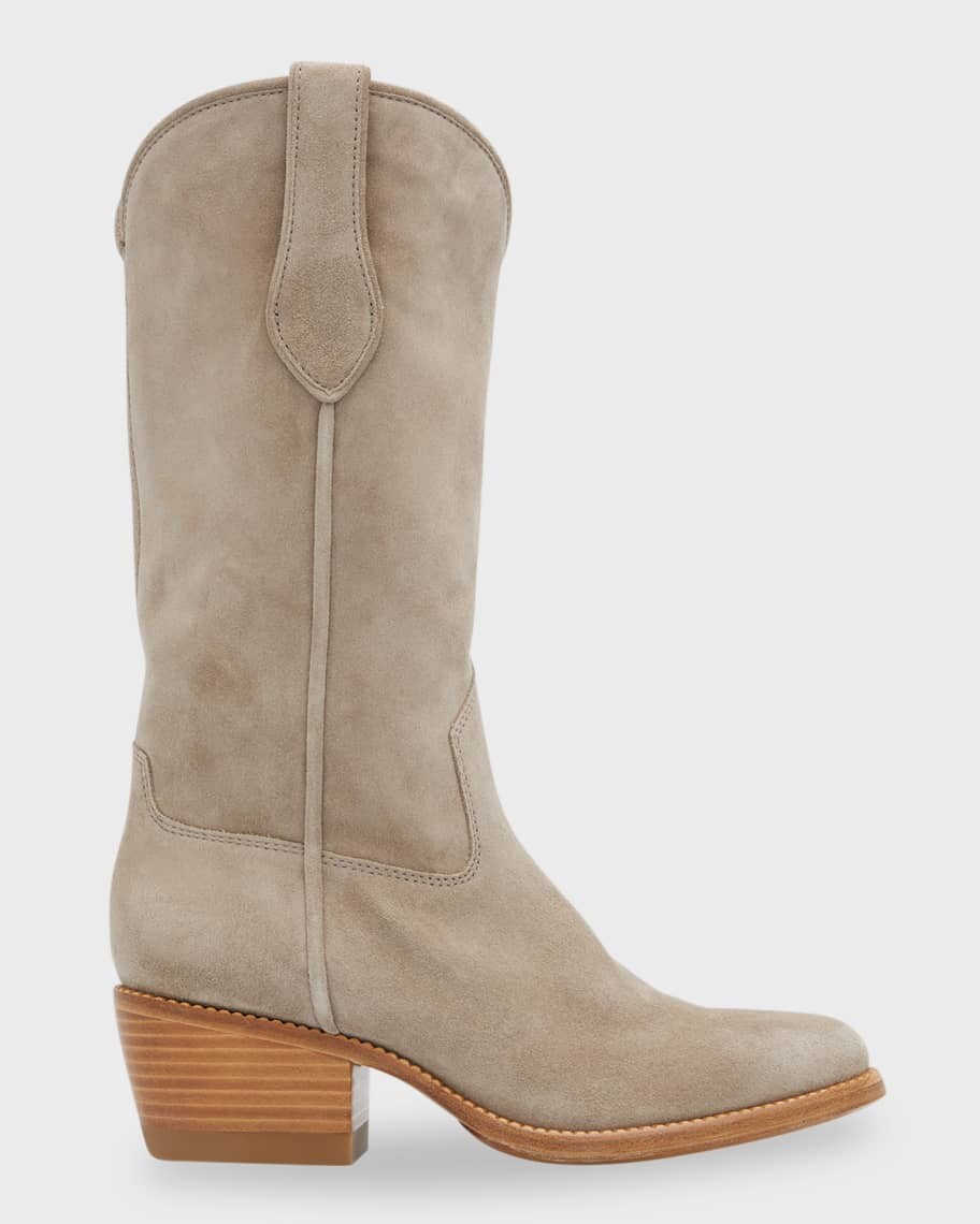 

Замшевые ковбойские сапоги RB Rag & Bone
