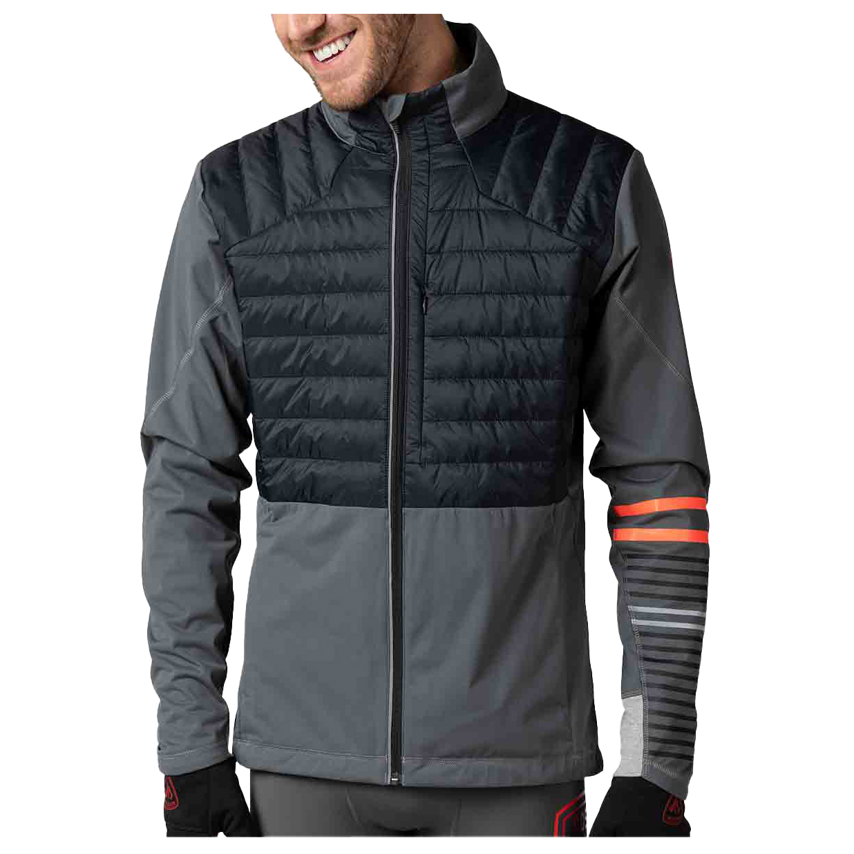 Куртка для беговых лыж Rossignol Poursuite Warm, цвет Onyx Grey