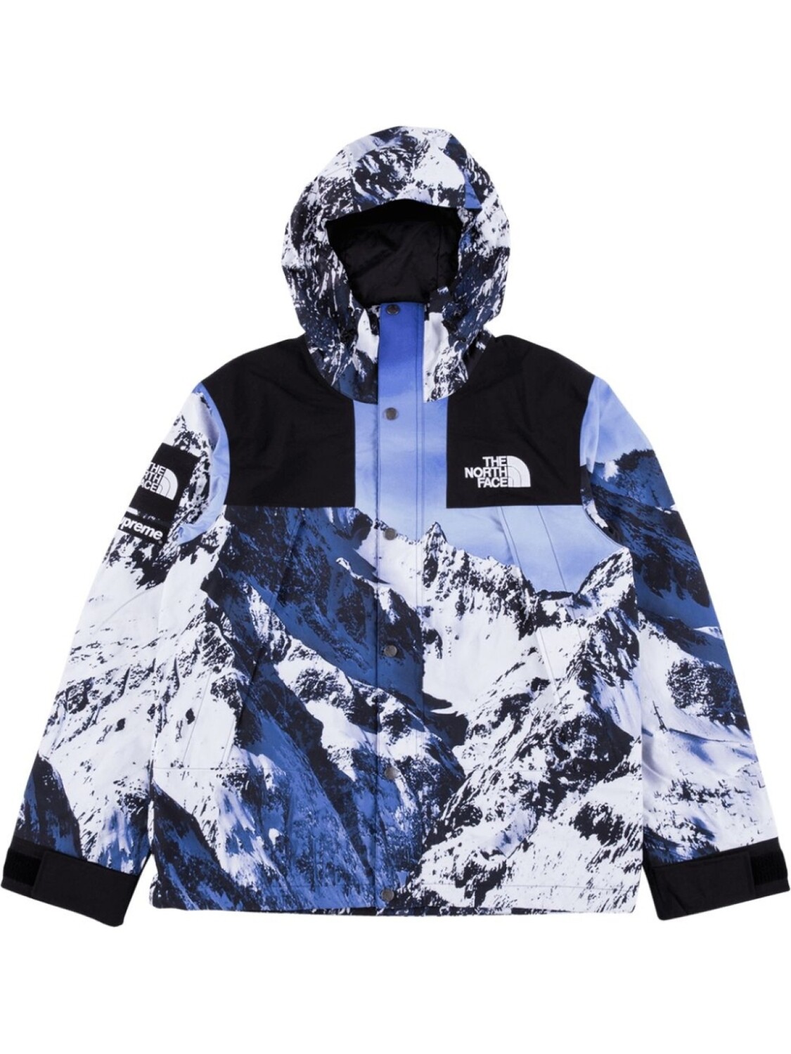 

Supreme парка с принтом Supreme x The North Face, синий
