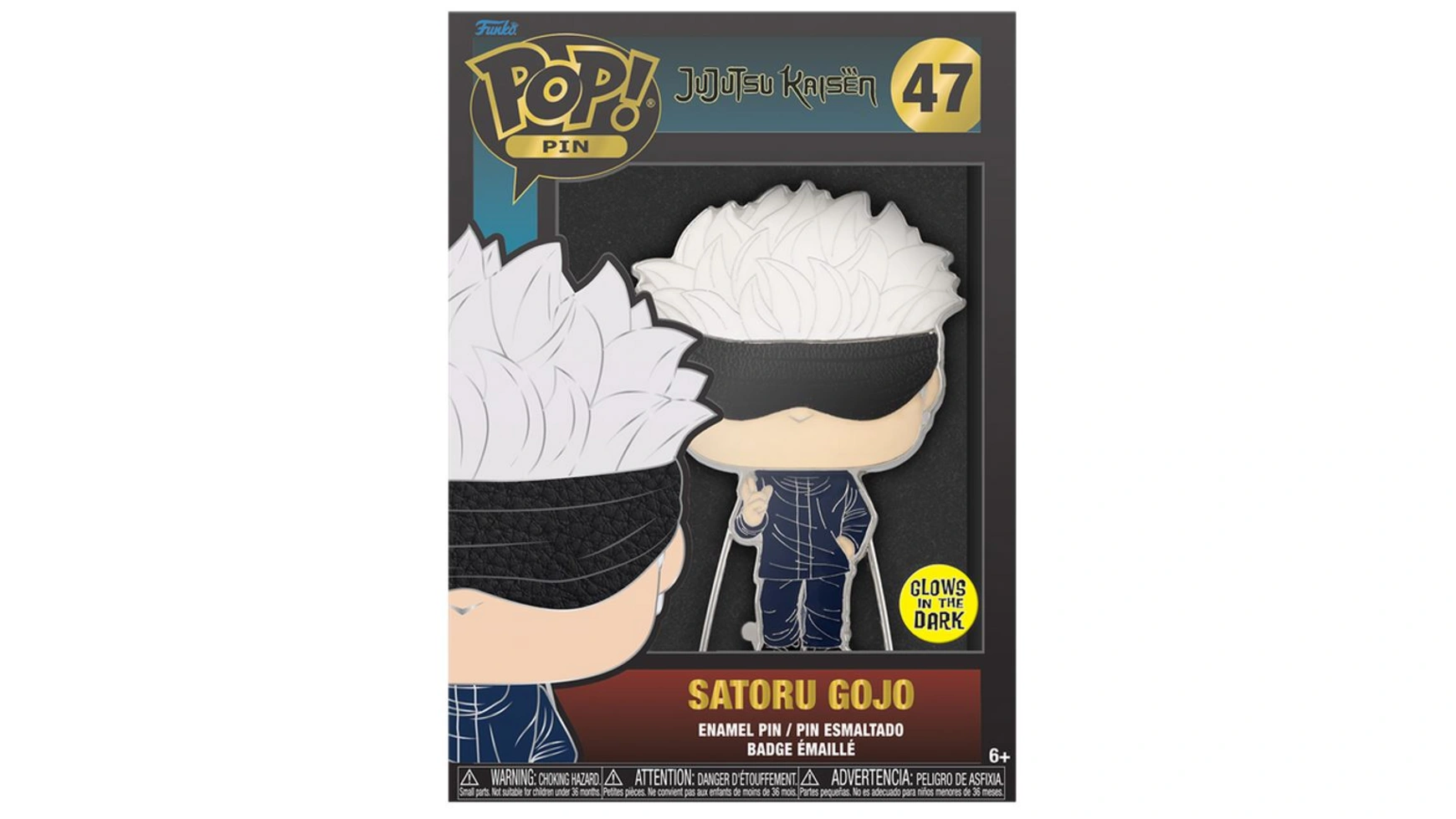 

Funko - Pop! Дзюдзюцу Кайсен ПОП! PIN-код Сатору Годзё (Свечение)