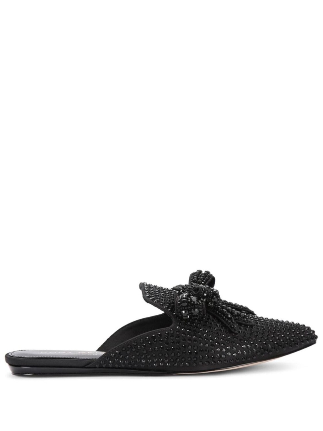 

Kurt Geiger London атласные мюли Olive Crystal Bow, черный