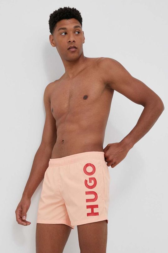 Плавки Hugo, оранжевый купальные шорты hugo boss with repeat logos темно серый