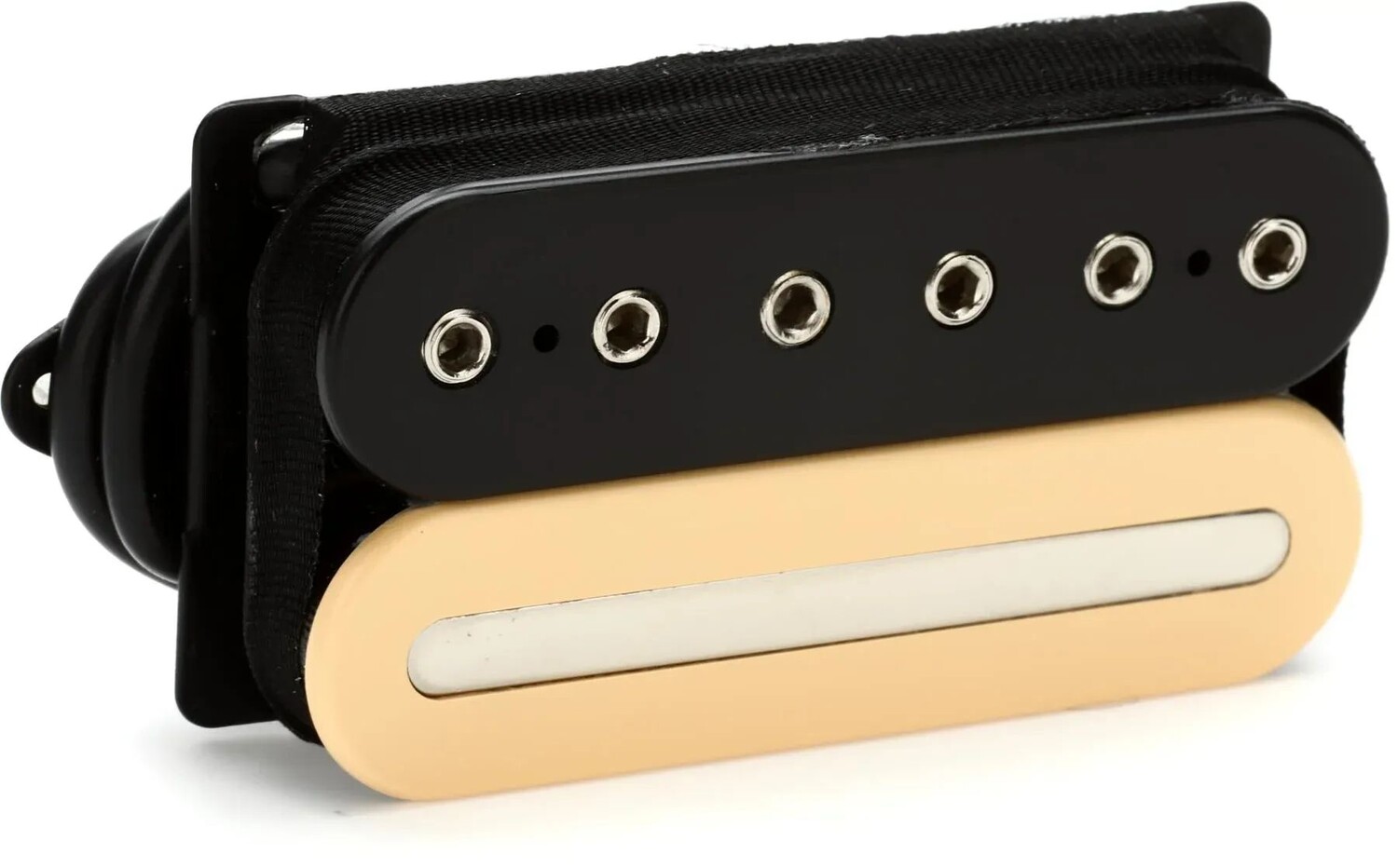 

Звукосниматель DiMarzio DP228FBC Crunch Lab Bridge Humbucker — F-Spaced — черный/кремовый