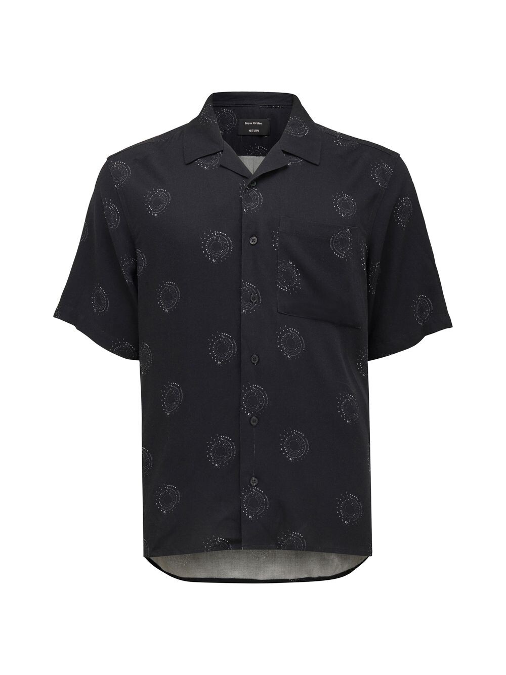 

Рубашка New Order Vinyl Camp Neuw Denim, черный