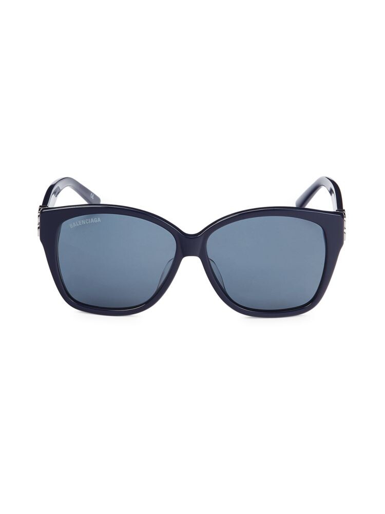 

Квадратные солнцезащитные очки 59MM Balenciaga, синий
