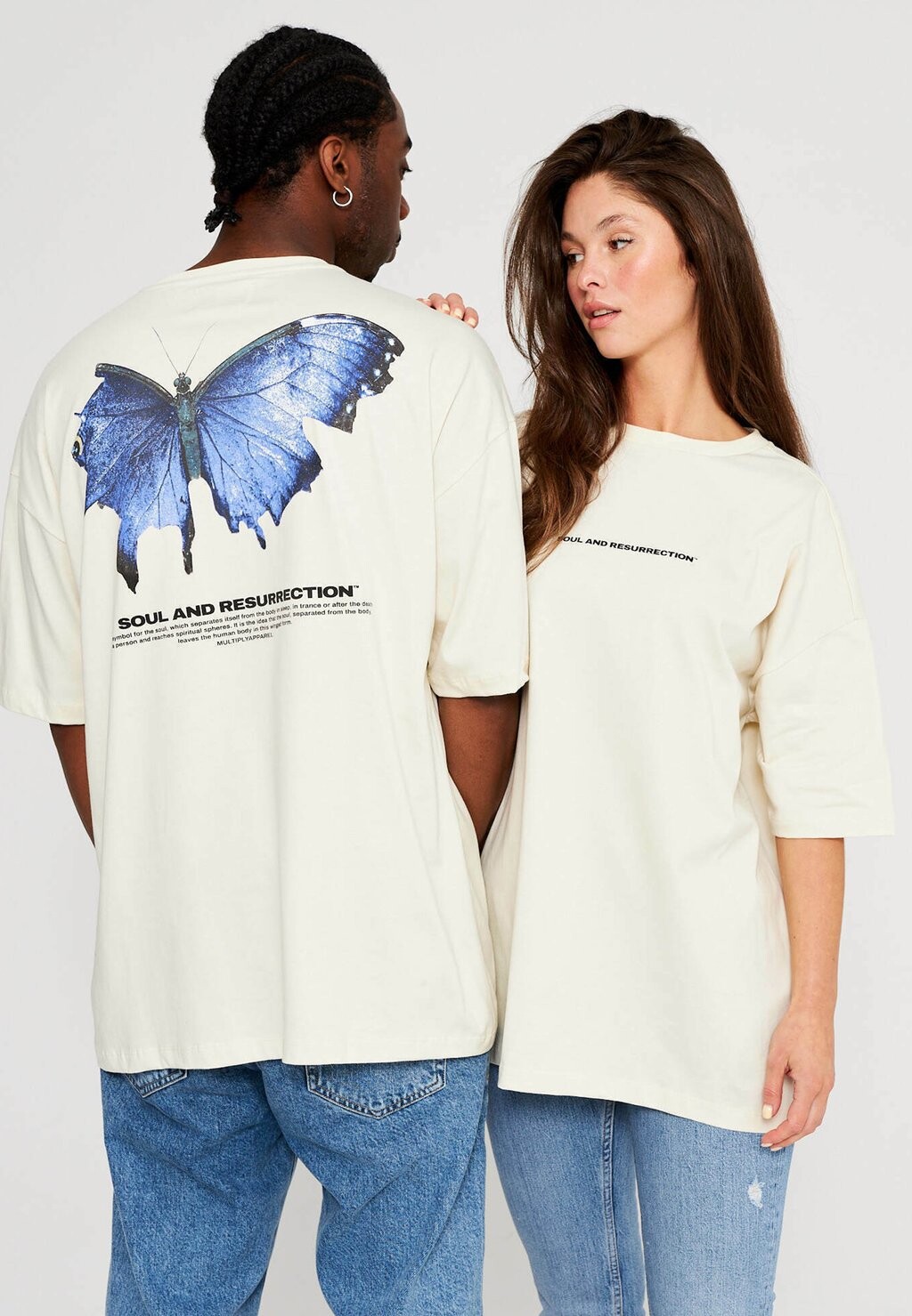 

Футболка с принтом Multiply Apparel, Серый