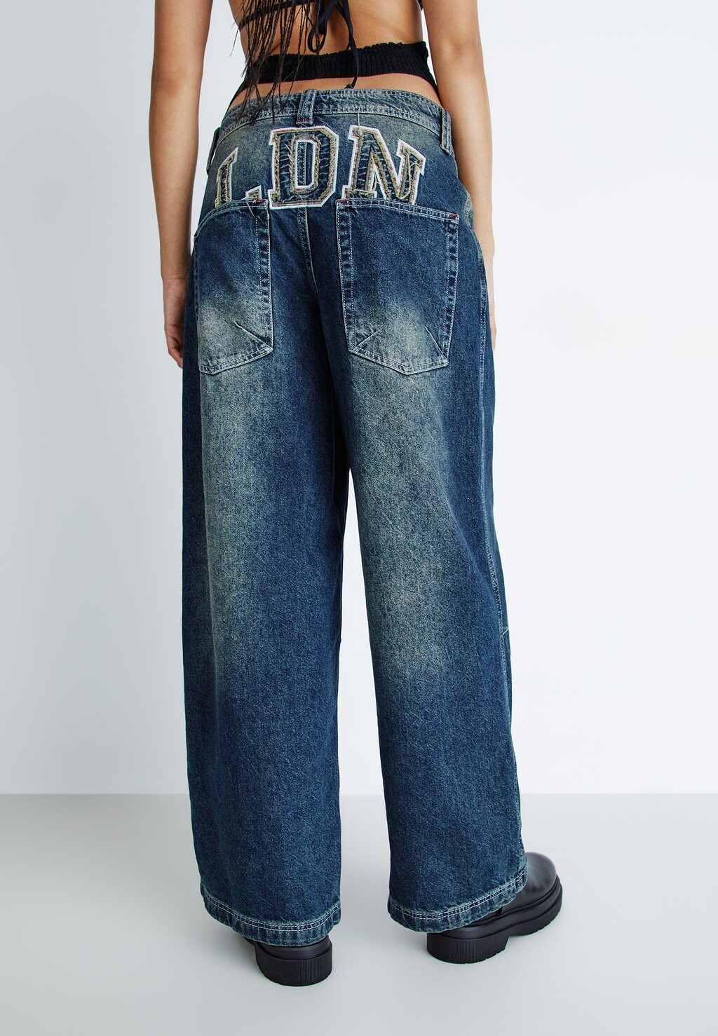 

Мешковатые джинсы Colossus Jaded London, цвет mid wash