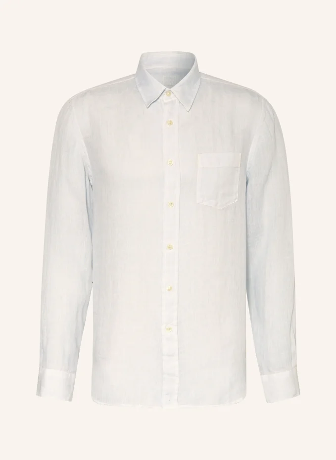 Льняная рубашка стандартного кроя 120%Lino, синий