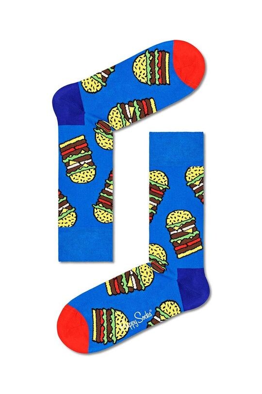 

Носки Burger Happy Socks, синий