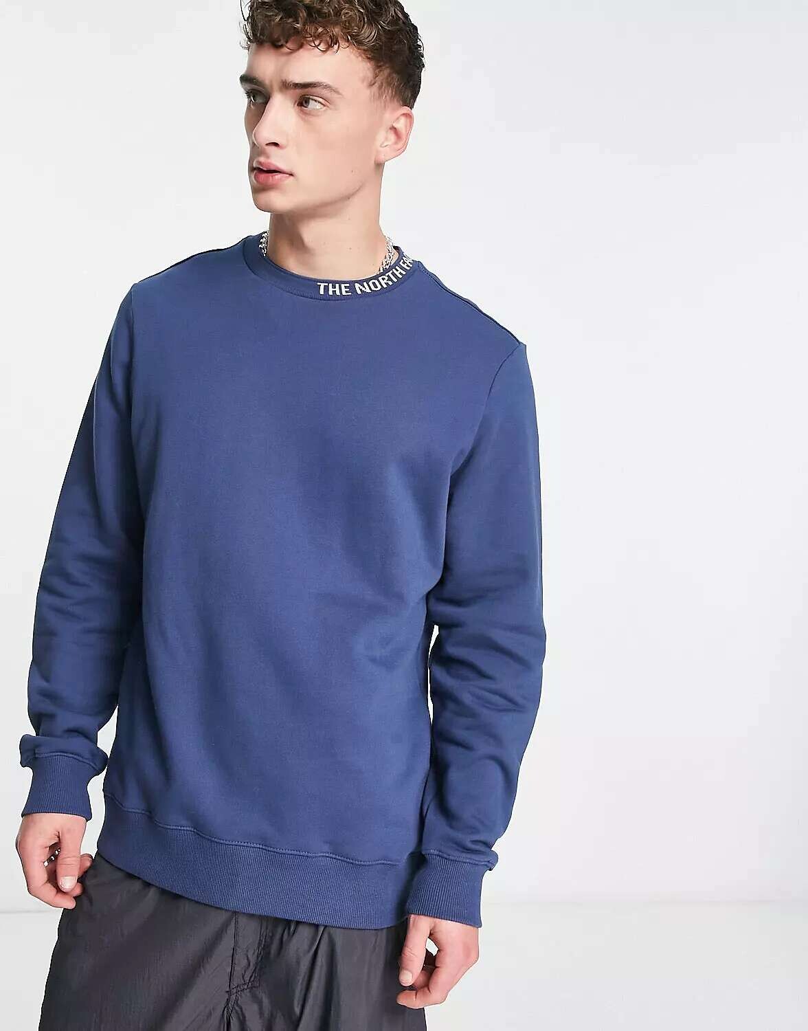 

Темно-синяя флисовая толстовка The North Face Zumu, Синий