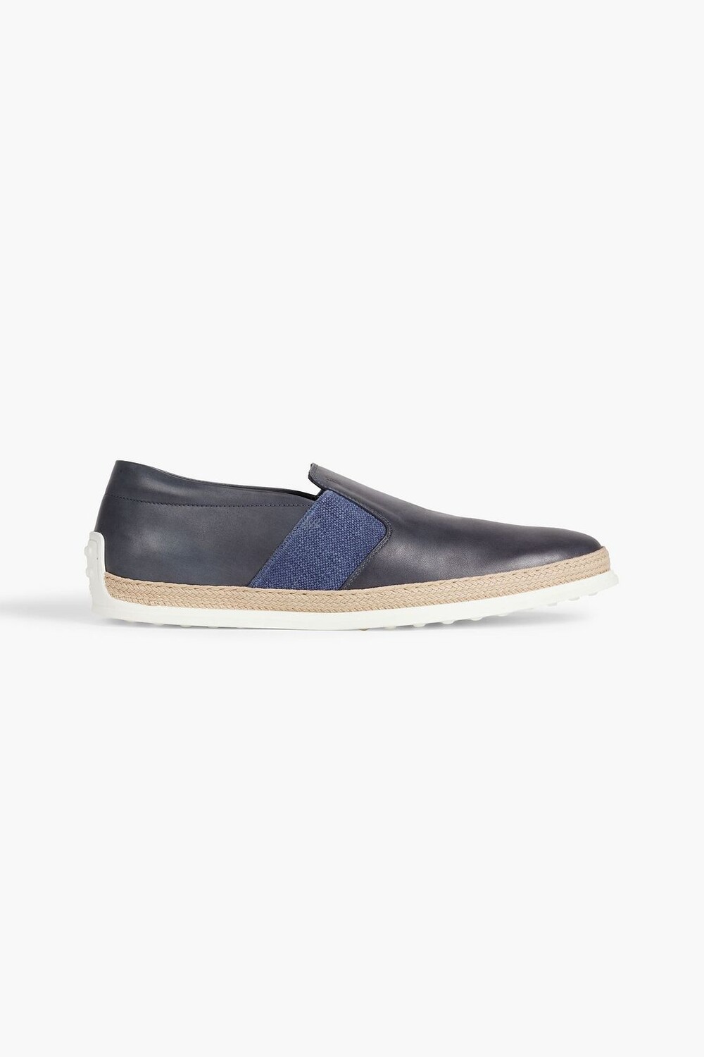 

Кожаные лоферы-эспадрильи Pantofola TOD'S, нави