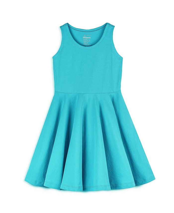 Однотонное платье без рукавов из органического хлопка для малышей по программе Fair Trade (справедливая торговля) Mightly, синий