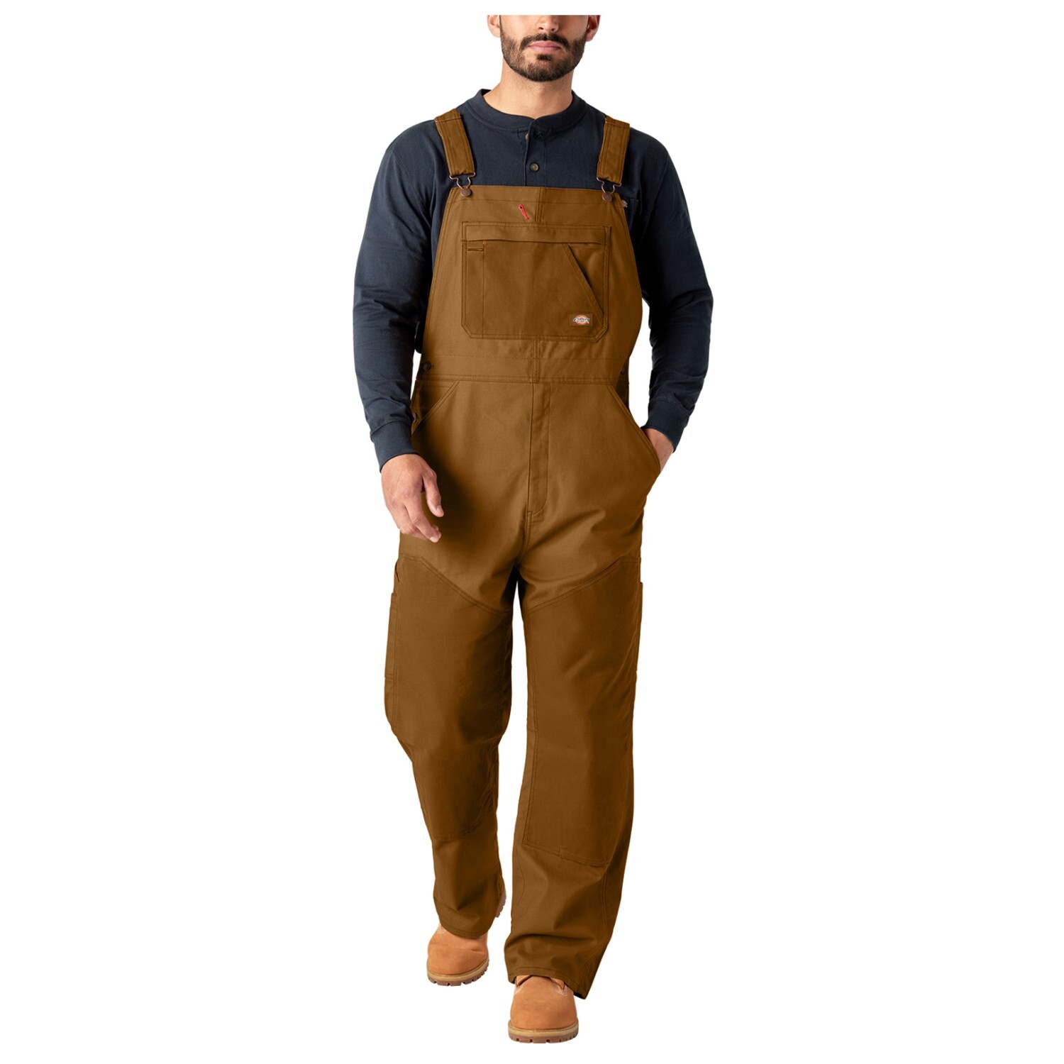 

Повседневные брюки Dickies Wax Coated Double Front Bib, цвет Brown Duck