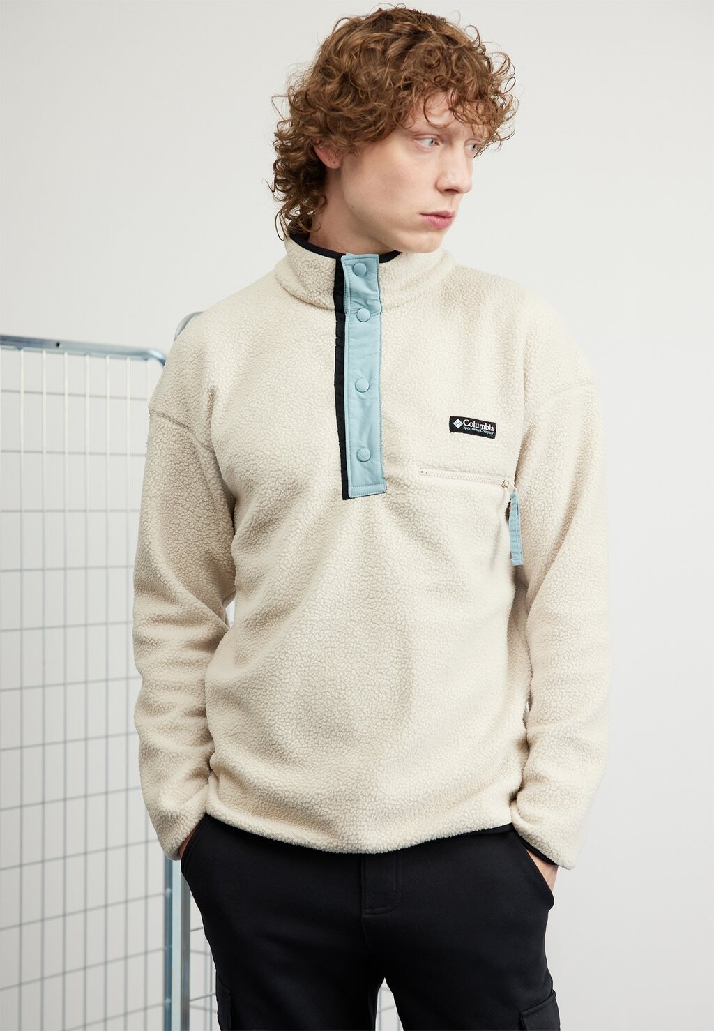 

Флисовый джемпер Columbia HELVETIA HALF SNAP FLEECE, цвет dark stone