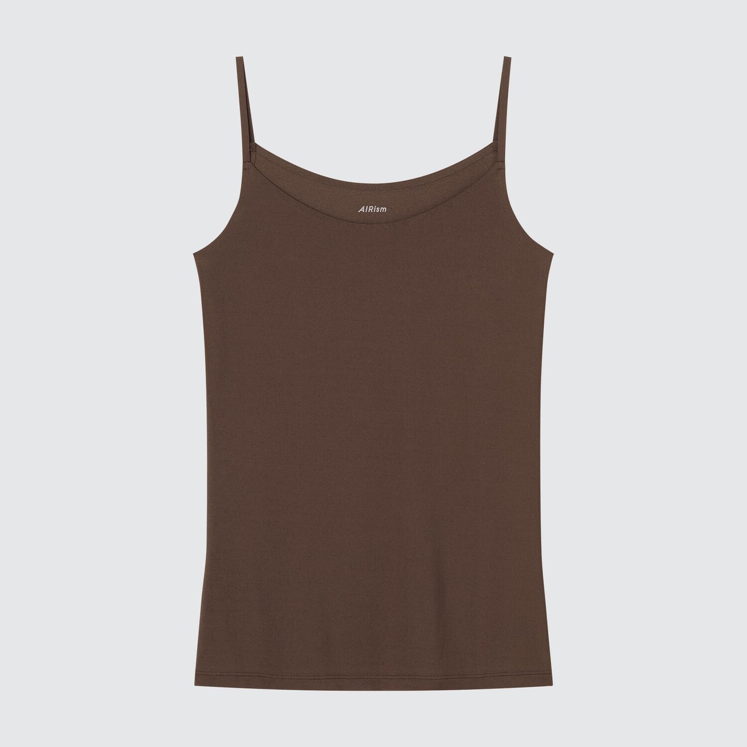 

Топ на бретельках AIRism Uniqlo, коричневый