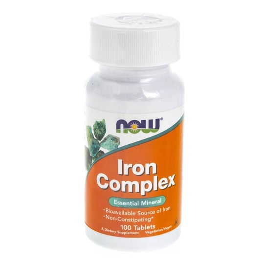 Биологически активная добавка Iron Complex Now Foods, 100 таблеток
