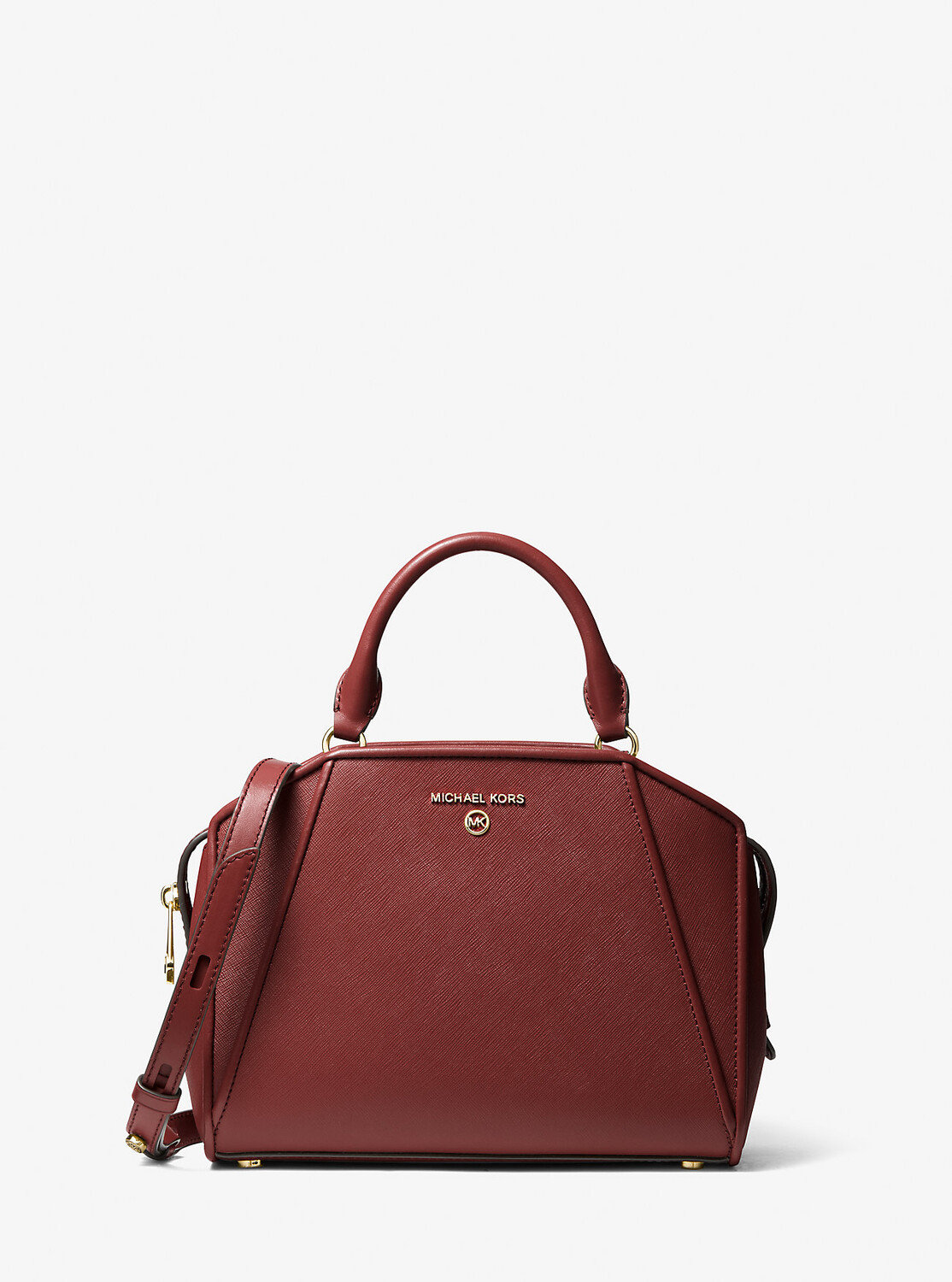 

Маленькая сумка-портфель Cleo из сафьяновой кожи Michael Kors