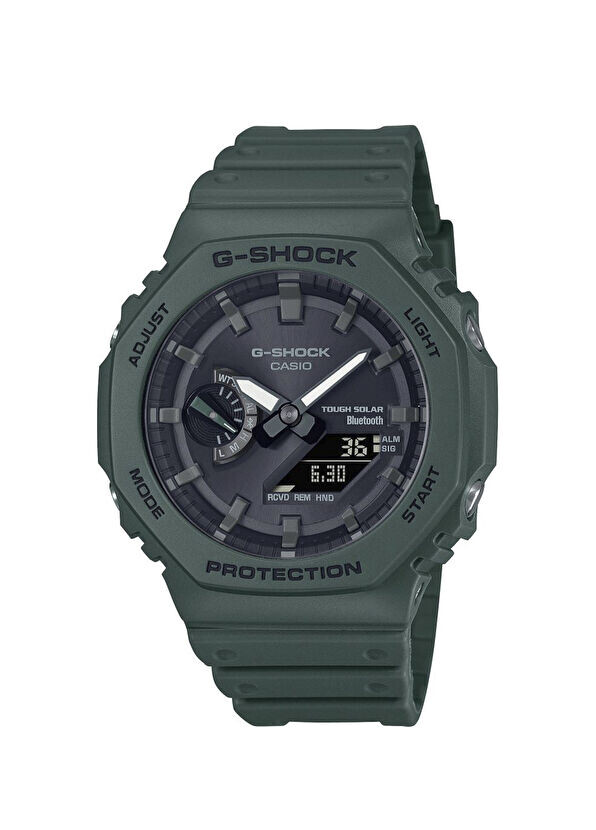

Ga-B2100-3Adr пластиковые зеленые мужские наручные часы Casio, мультиколор