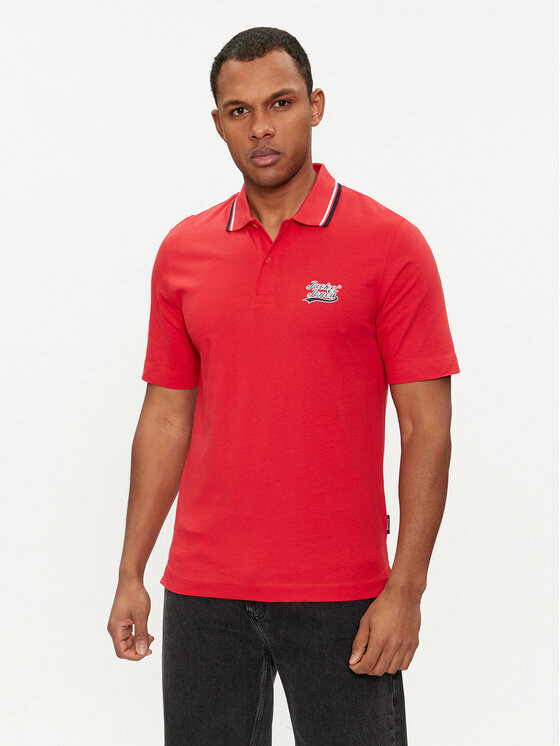 

Рубашка поло стандартного кроя Jack&Jones, красный