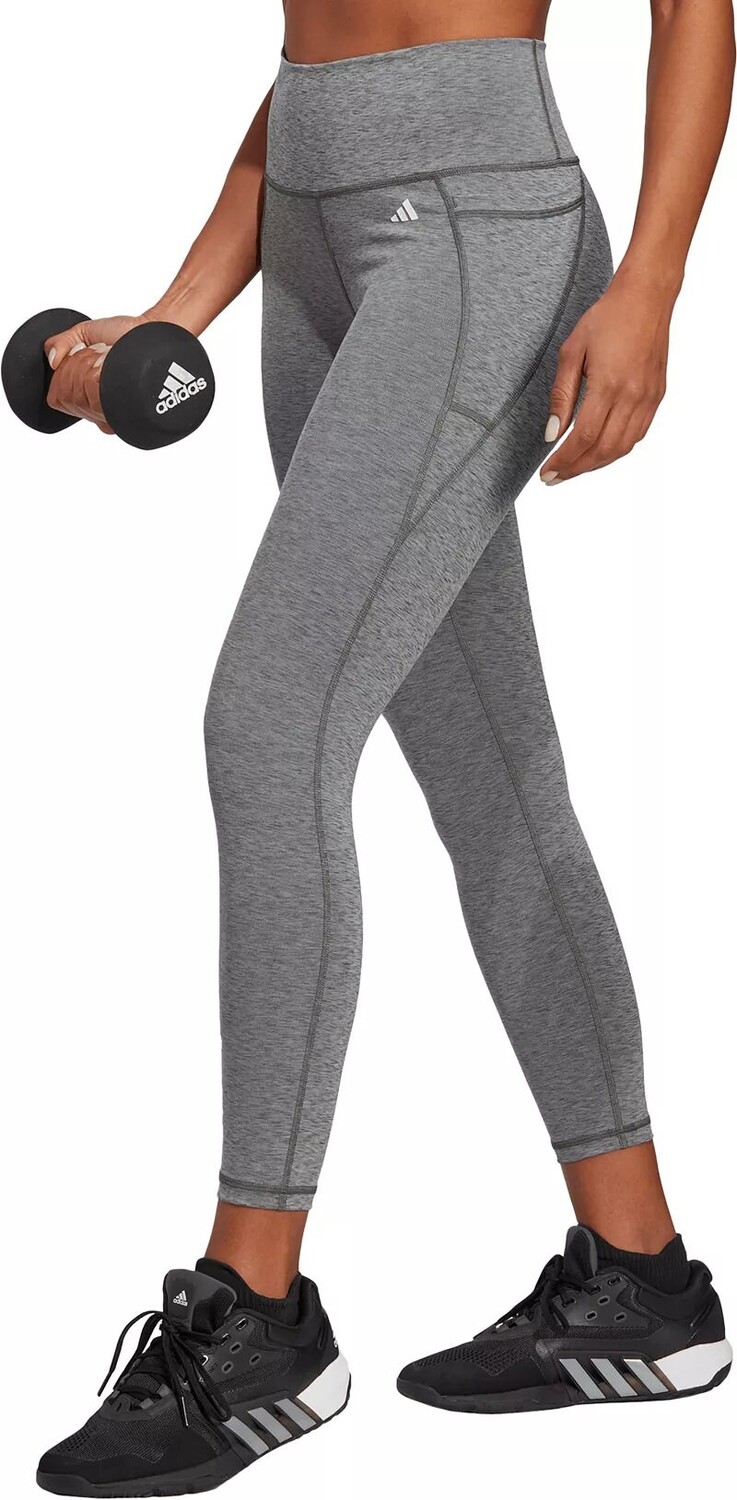 

Леггинсы Adidas Optime Stash Pocket с высокой талией 7/8