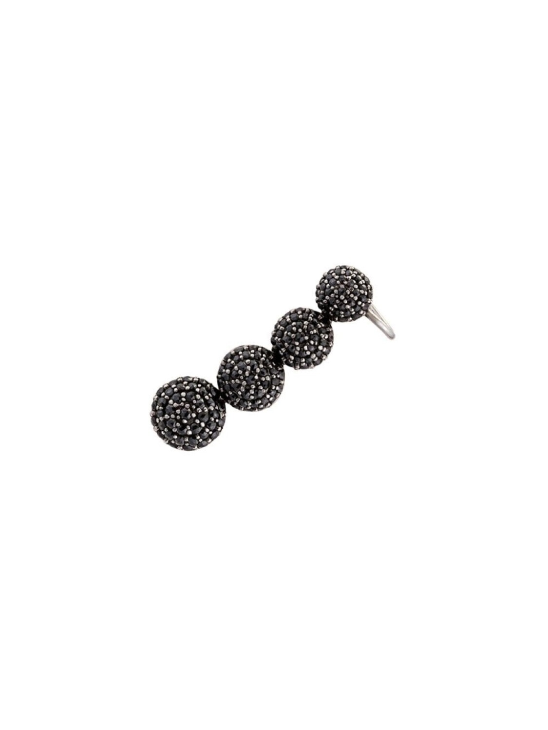 

Серьга Black Caviar из белого золота с бриллиантом ALINKA, серебряный